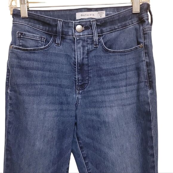 Atletha Blue Denim Mid-Rise Women's Jeans Sz 4 - Picture 3 of 9
